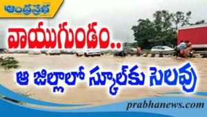 Read more about the article తీరం దాటనున్న వాయుగుండం..